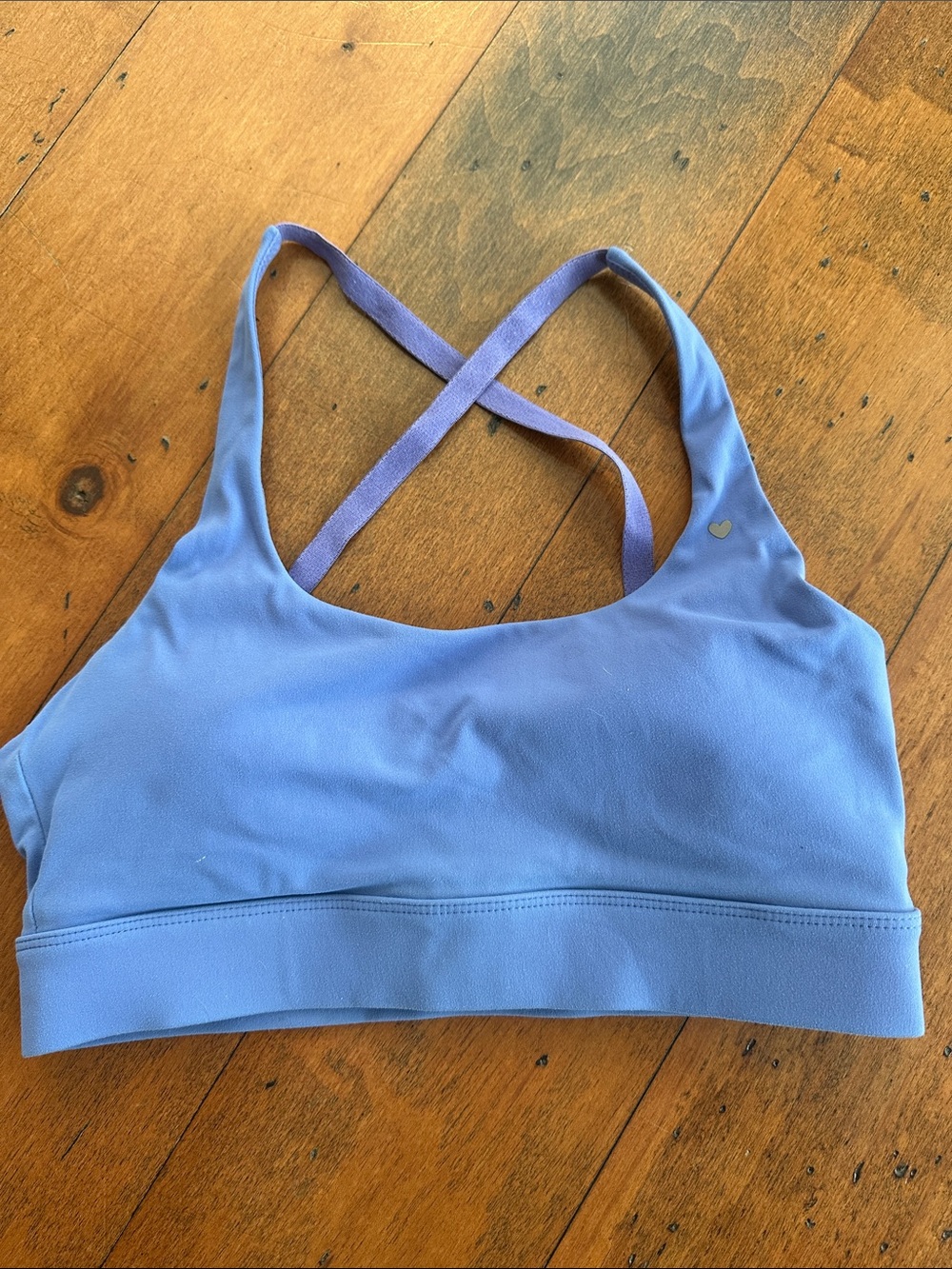 Love Fitness Women's Cross-Back Sports Bra - Lavender
